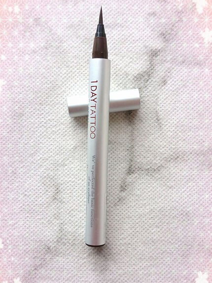 1DAY TATTOO プロキャスト ザ・アイライナー/K-パレット/リキッドアイライナーを使ったクチコミ(1枚目)