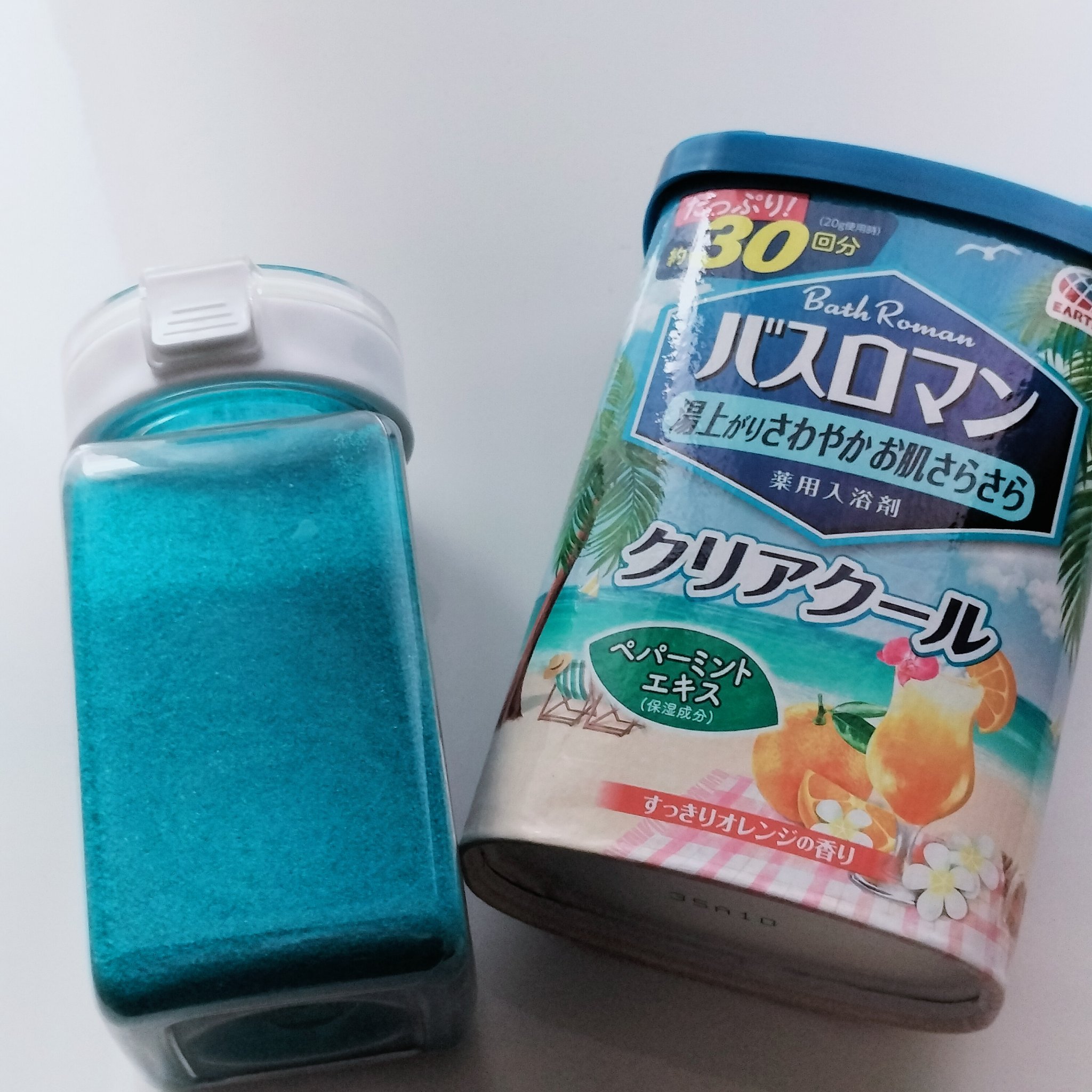 バスロマン クリアクール/バスロマン/炭酸系入浴剤を使ったクチコミ（2枚目）