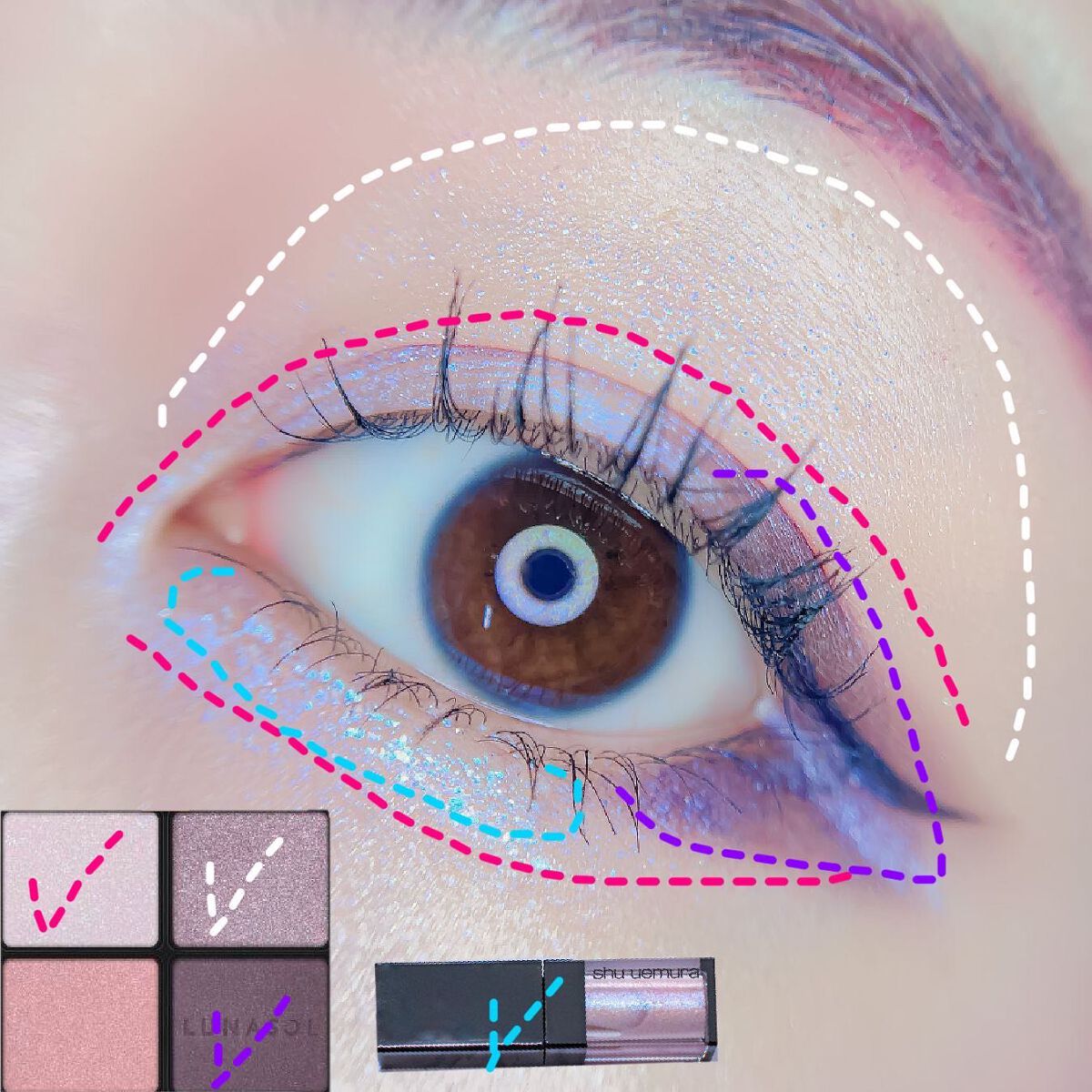 アイ フォイル/shu uemura/リキッドアイシャドウを使ったクチコミ（2枚目）