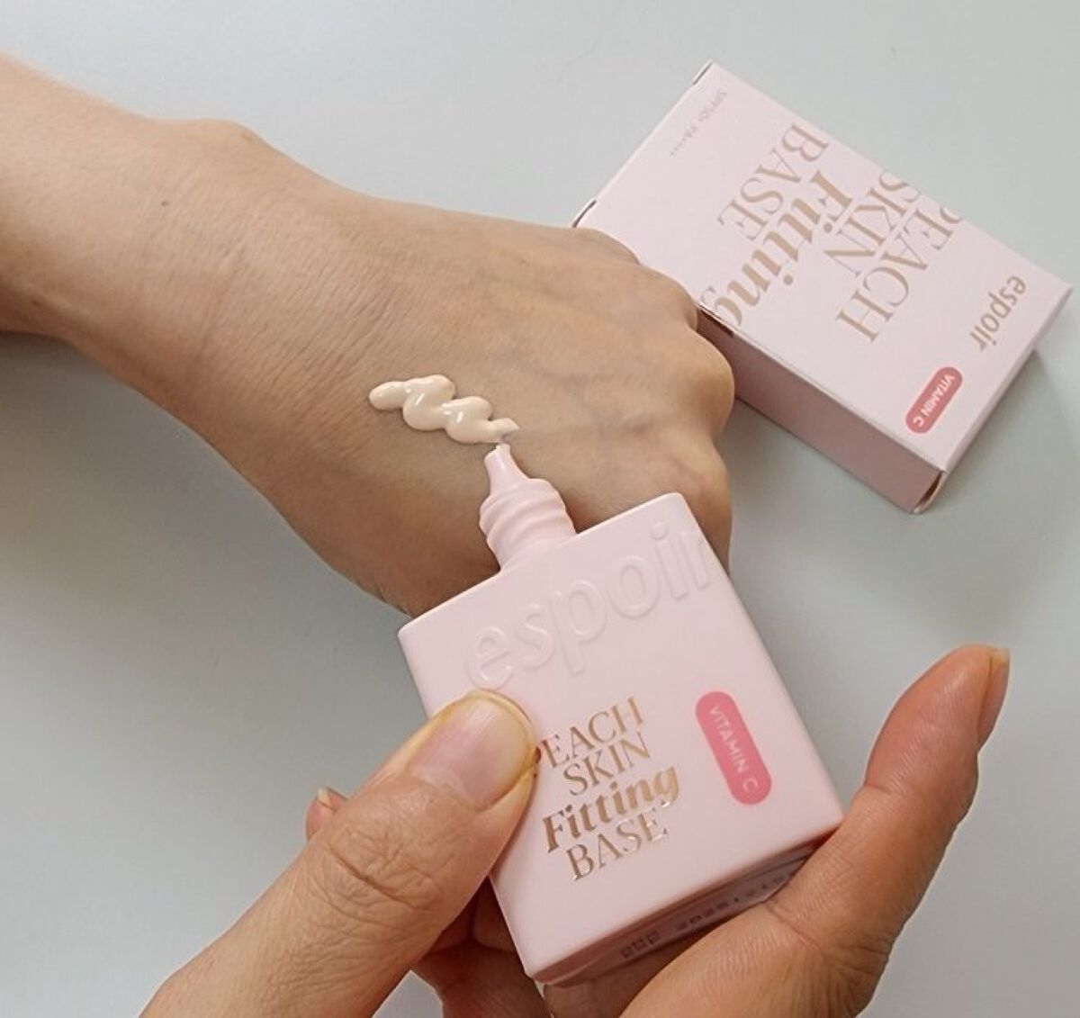 ピーチスキンフィッティングベース オールニュー SPF50 PA++++/espoir/化粧下地を使ったクチコミ（2枚目）