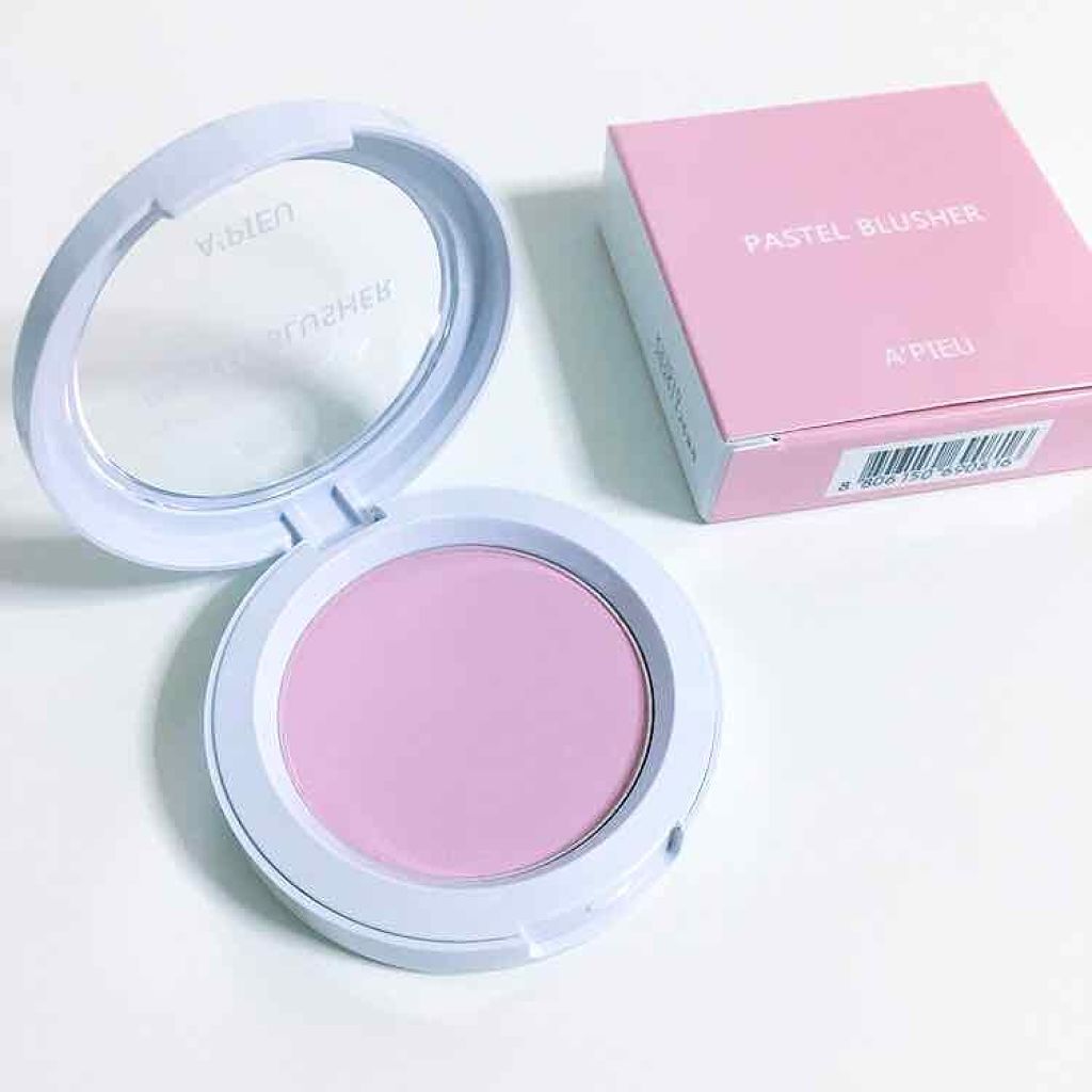アピュー パステルブラッシャー/A’pieu/パウダーチークを使ったクチコミ（2枚目）