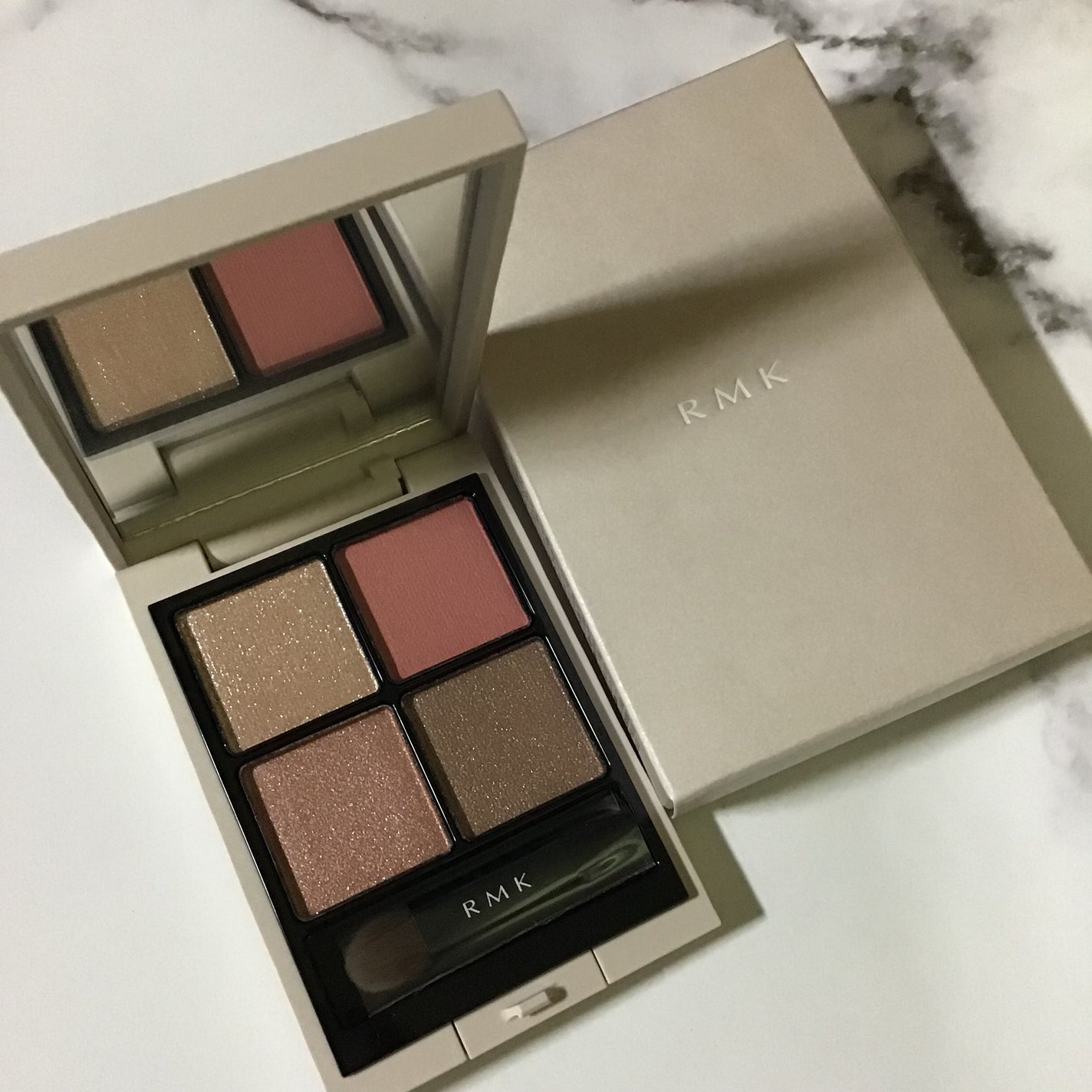 RMK シンクロマティック アイシャドウパレット/RMK/アイシャドウパレットを使ったクチコミ(1枚目)