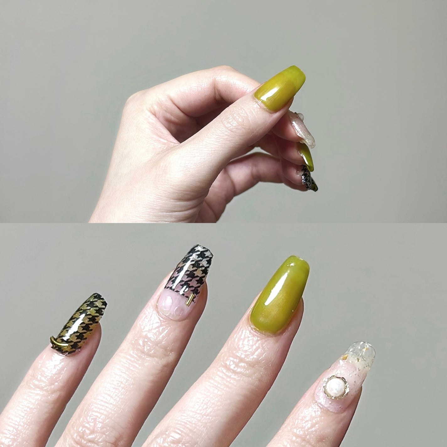 ネイルシール/セリア/ネイルシールを使ったクチコミ(2枚目)