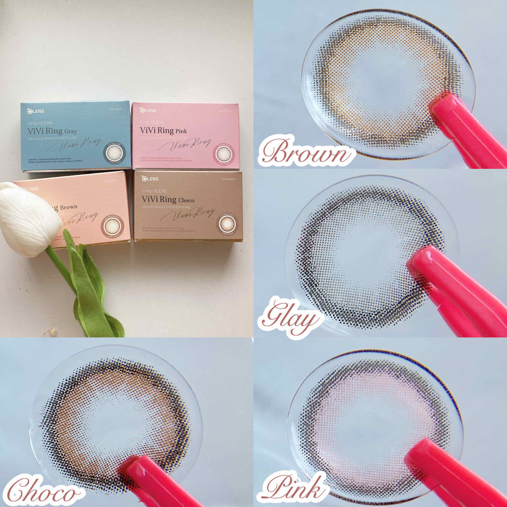 OLENS ViVi Ring 1Monthのクチコミ「❁︎❁︎奇跡の瞳になれる最強カラコン❁︎❁︎



ミルクティーベースのカラーが瞳に透明感をプ.....」（2枚目）
