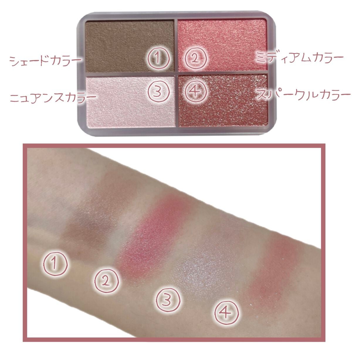 フェイスカラーパレット/チャコット・コスメティクス/アイシャドウパレットを使ったクチコミ(2枚目)