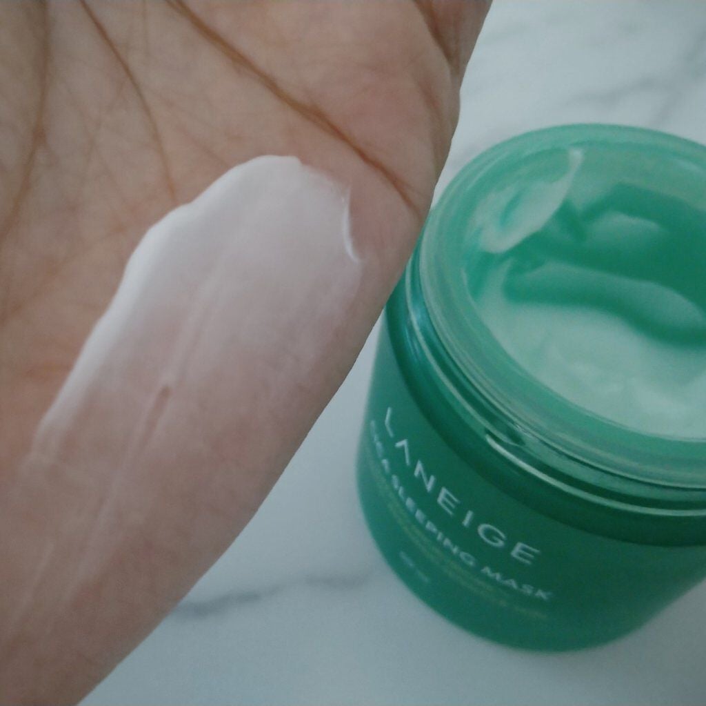 シカスリーピングマスク/LANEIGE/フェイスクリームを使ったクチコミ(3枚目)