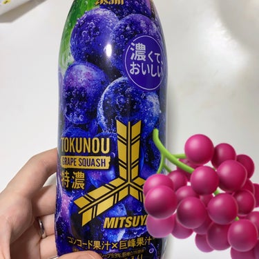 アサヒ飲料 三ツ矢クラフトフルーツコンコードミックスのクチコミ「アサヒ飲料
特濃ぶどう

ワインみたいに濃い色！

味もしっかり濃くてぶどう🍇

美味しいです.....」（1枚目）