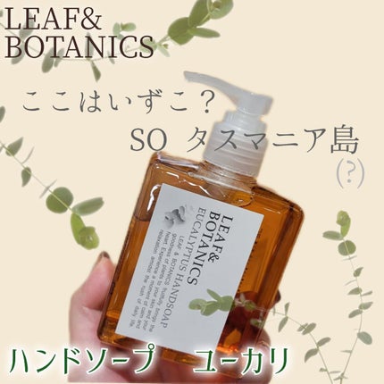 ハンドソープ ユーカリ/LEAF&BOTANICS /ハンドソープを使ったクチコミ(1枚目)