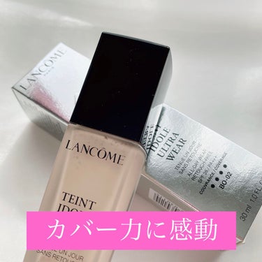 タンイドル ウルトラ ウェア リキッド/LANCOME/リキッドファンデーションを使ったクチコミ（1枚目）