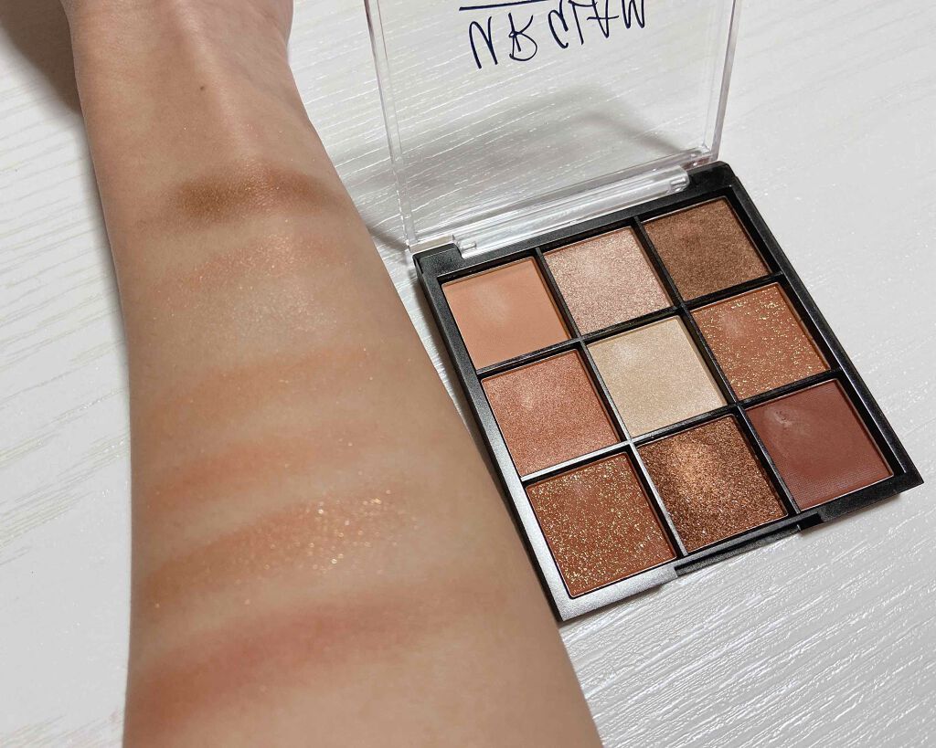 UR GLAM BLOOMING EYE COLOR PALETTE/U R GLAM/アイシャドウパレットを使ったクチコミ(2枚目)