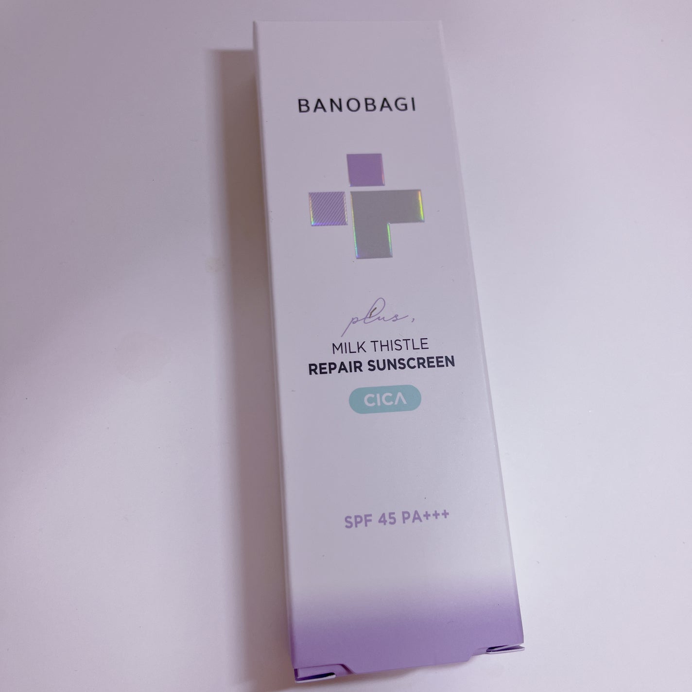 ミルクシスルリペアシカサンスクリーンプラス/BANOBAGI/日焼け止めミルクを使ったクチコミ(1枚目)