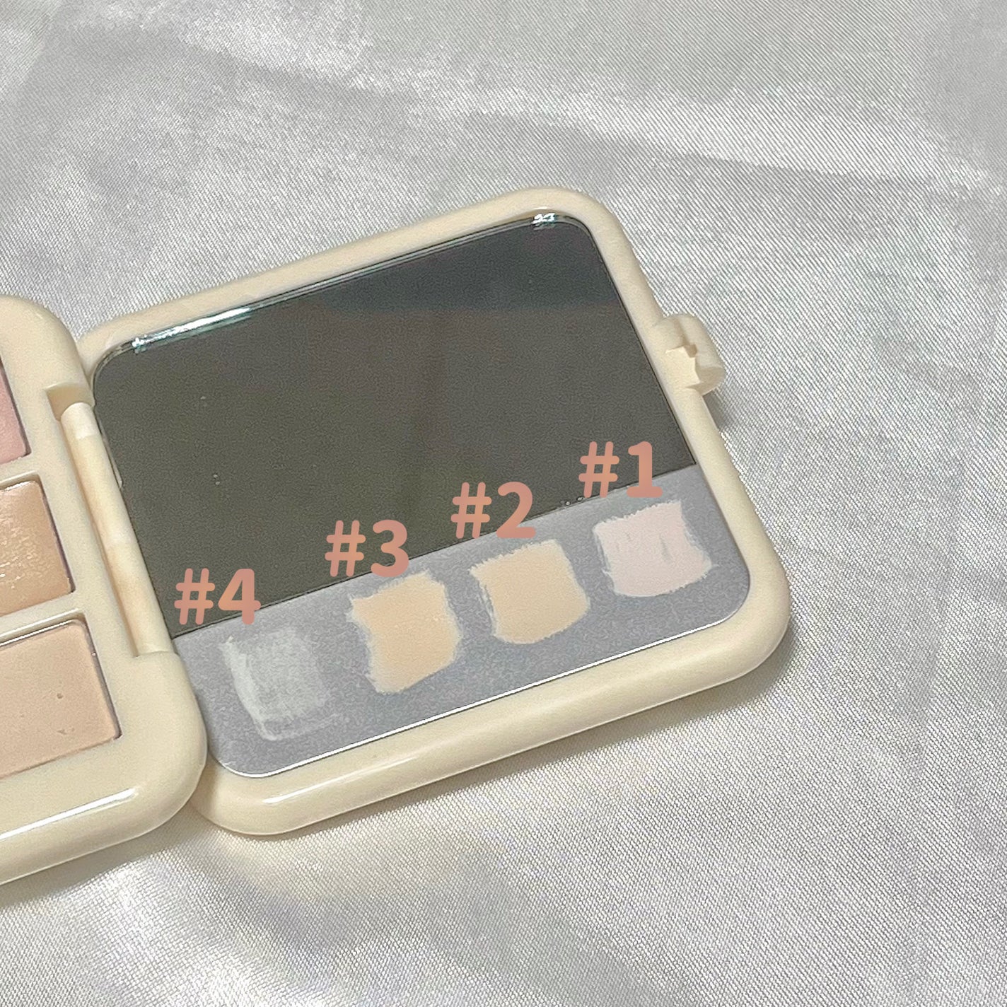 ダブルラスティング コンシーラーパレット/ETUDE/パレットコンシーラーを使ったクチコミ(2枚目)