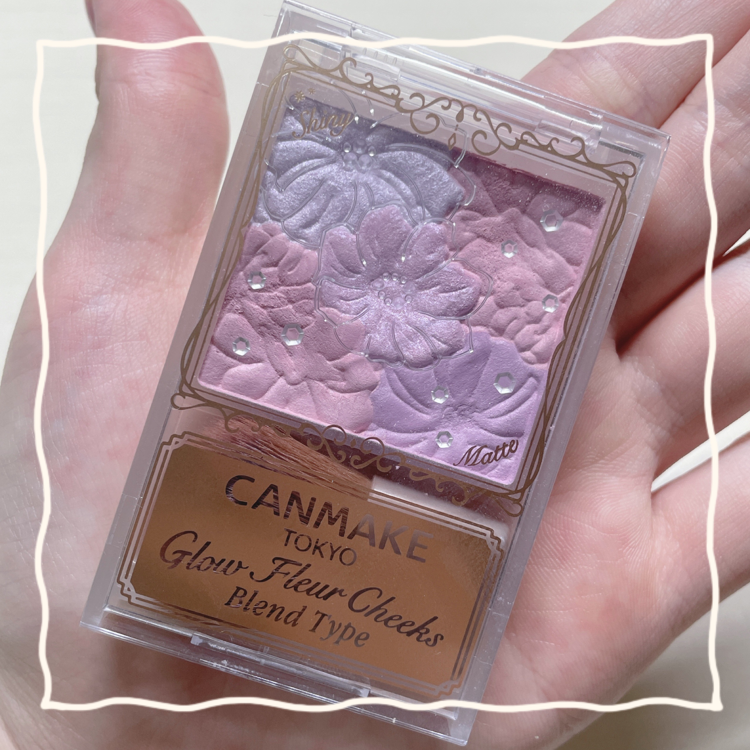 グロウフルールチークス（ブレンドタイプ）/キャンメイク/パウダーチークを使ったクチコミ（1枚目）