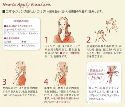 ディーセス エルジューダ エマルジョン+/エルジューダ/ヘアミルクを使ったクチコミ(2枚目)