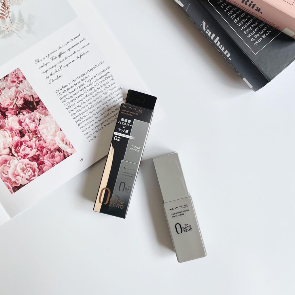 リアルカバーリキッド(セミマット)/KATE/リキッドファンデーションを使ったクチコミ(1枚目)