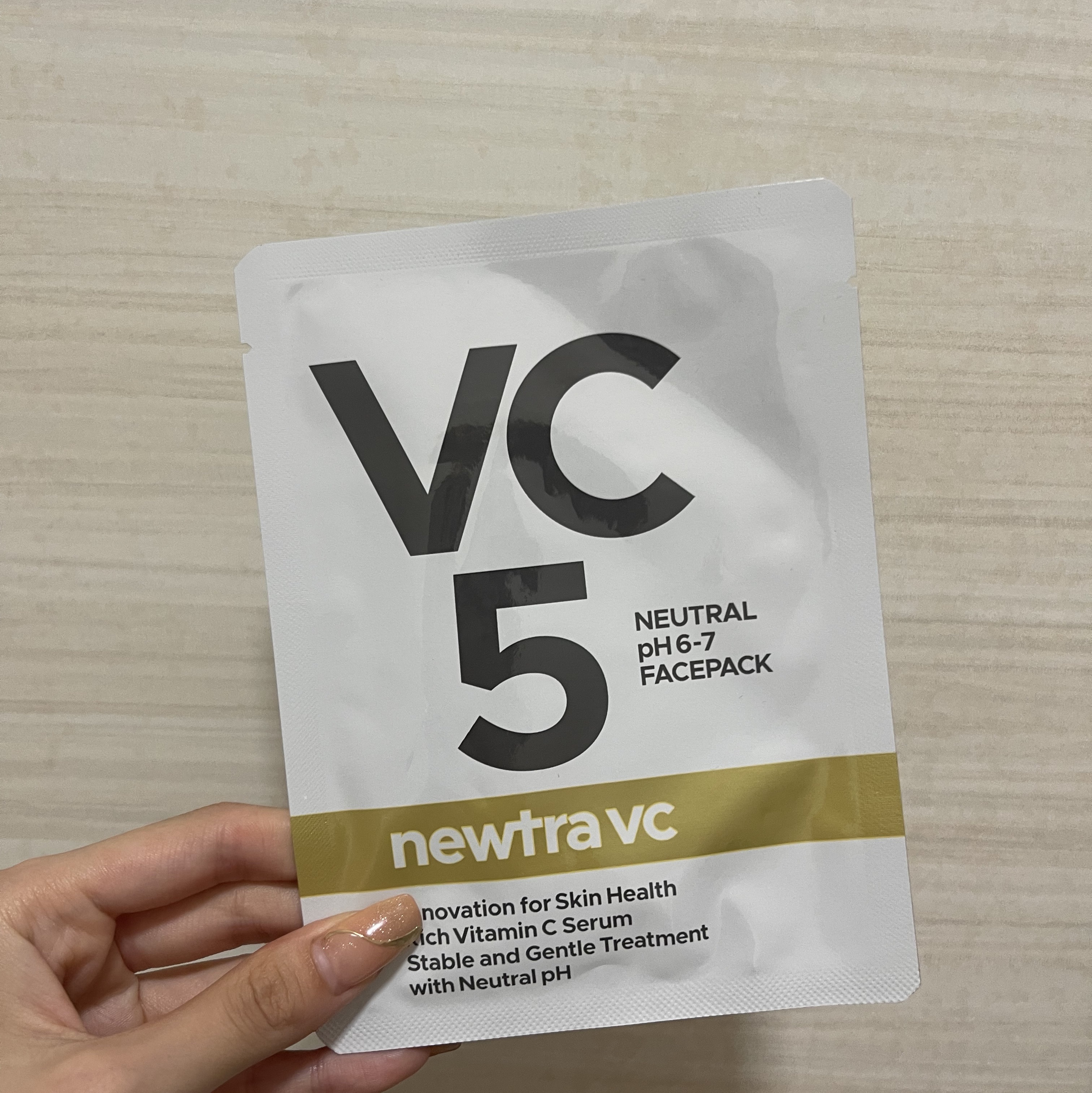 newtra VC 5 フェイスマスク/newtra vc/シートマスク・パックを使ったクチコミ（1枚目）