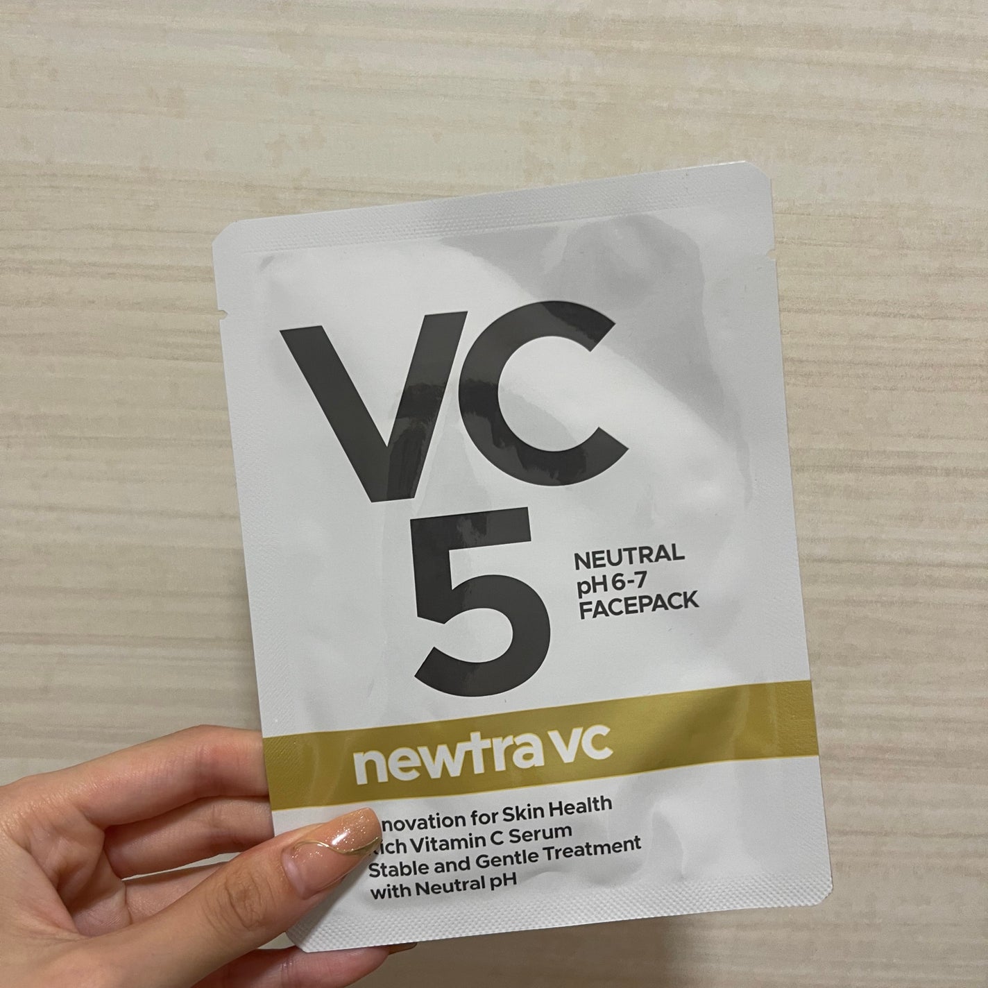 newtra VC 5 フェイスマスク/newtra vc/シートマスク・パックを使ったクチコミ(1枚目)