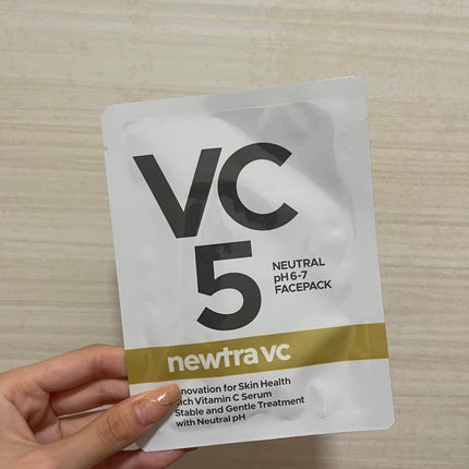newtra VC 5 フェイスマスク/newtra vc/シートマスク・パックを使ったクチコミ(1枚目)