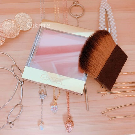 オーラティック ブラッシュ/excel/パウダーチークを使ったクチコミ(3枚目)