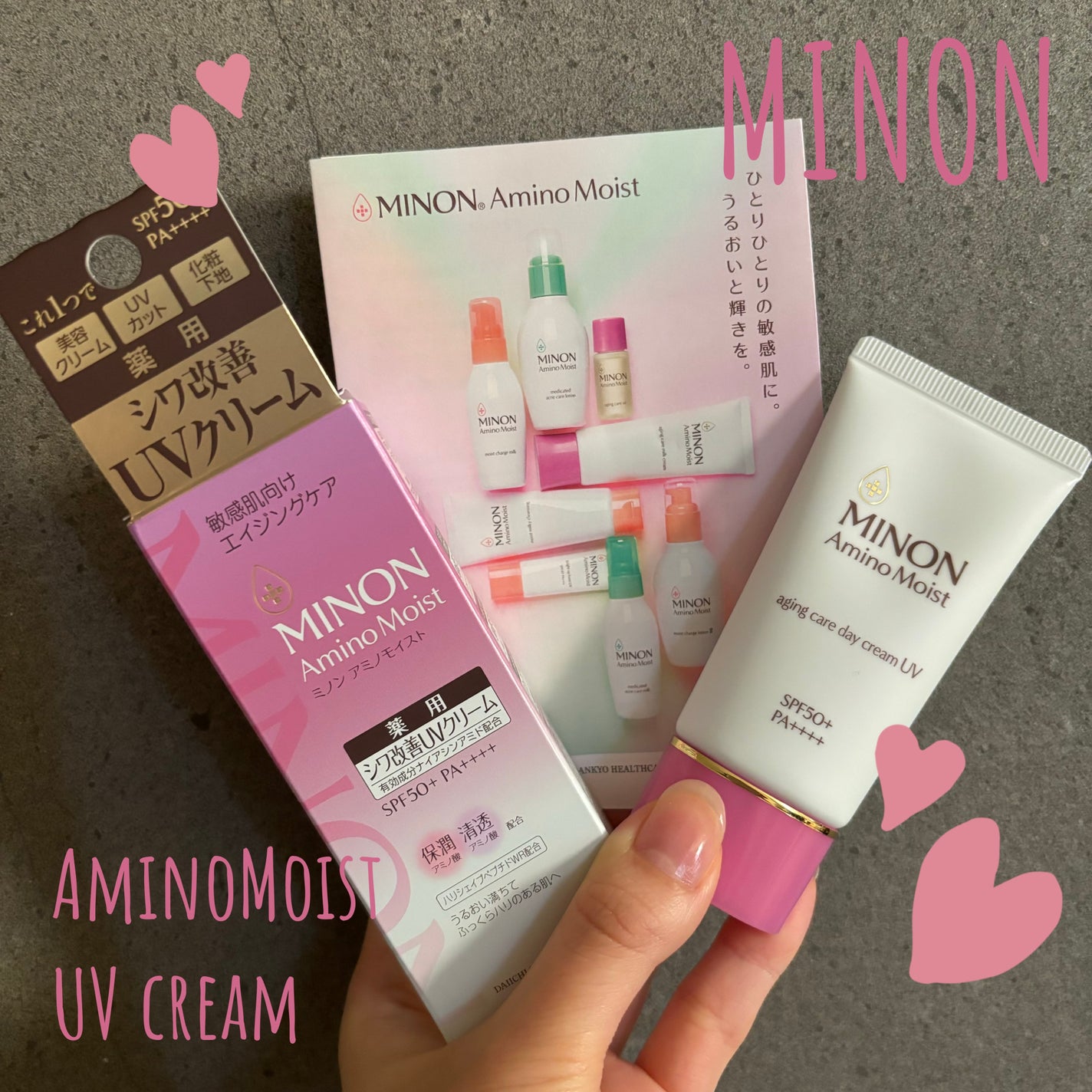 ミノン アミノモイスト エイジングケア デイクリームUV/ミノン/日焼け止めクリームを使ったクチコミ(1枚目)