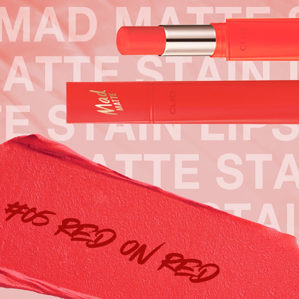 マッド マット ステイン リップ/CLIO/口紅を使ったクチコミ(2枚目)