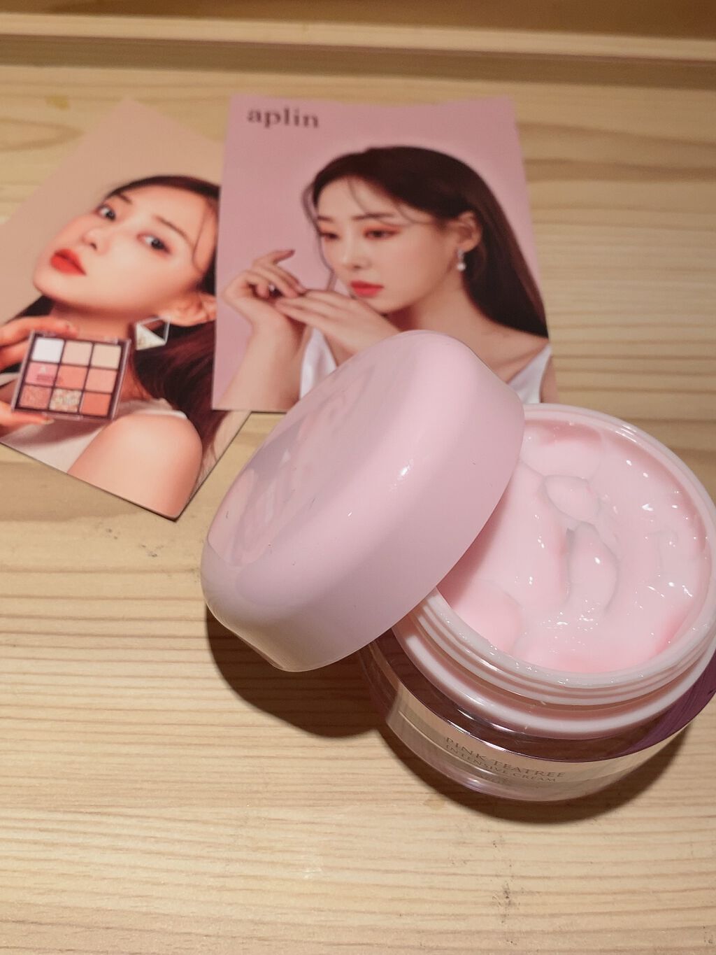 ピンクティーツリークリーム/APLIN/フェイスクリームを使ったクチコミ（1枚目）