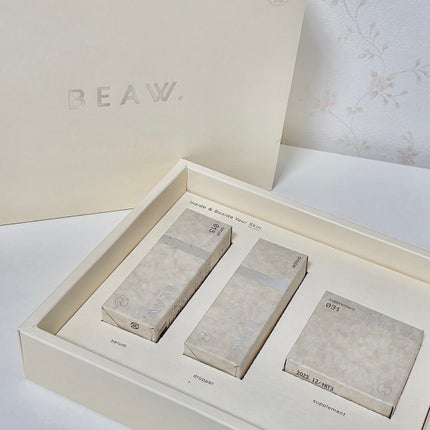 スターターBOX/BEAW./スキンケアキットを使ったクチコミ(2枚目)