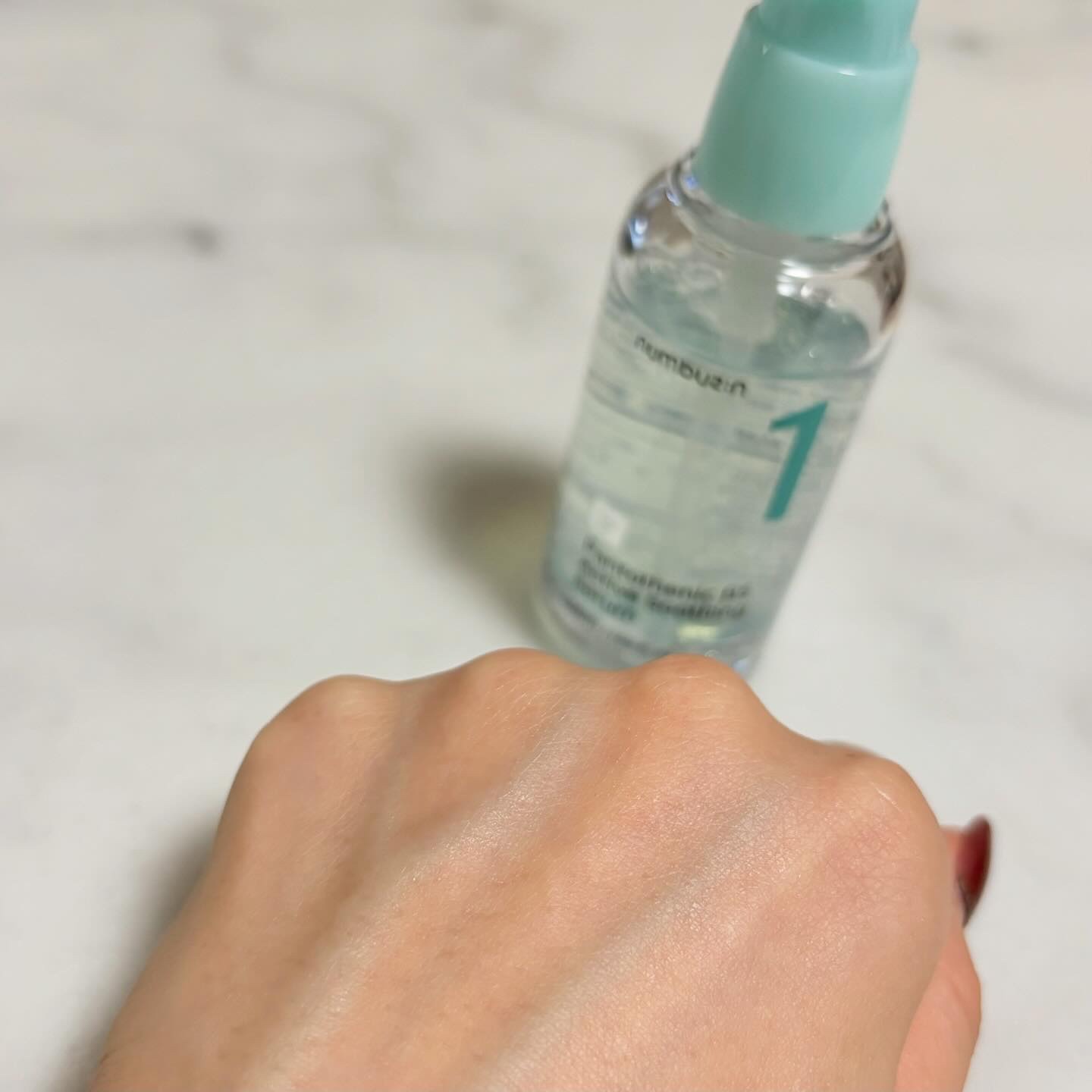 1番 ガルバニックパントテン酸スージングセラム/numbuzin/美容液を使ったクチコミ（3枚目）