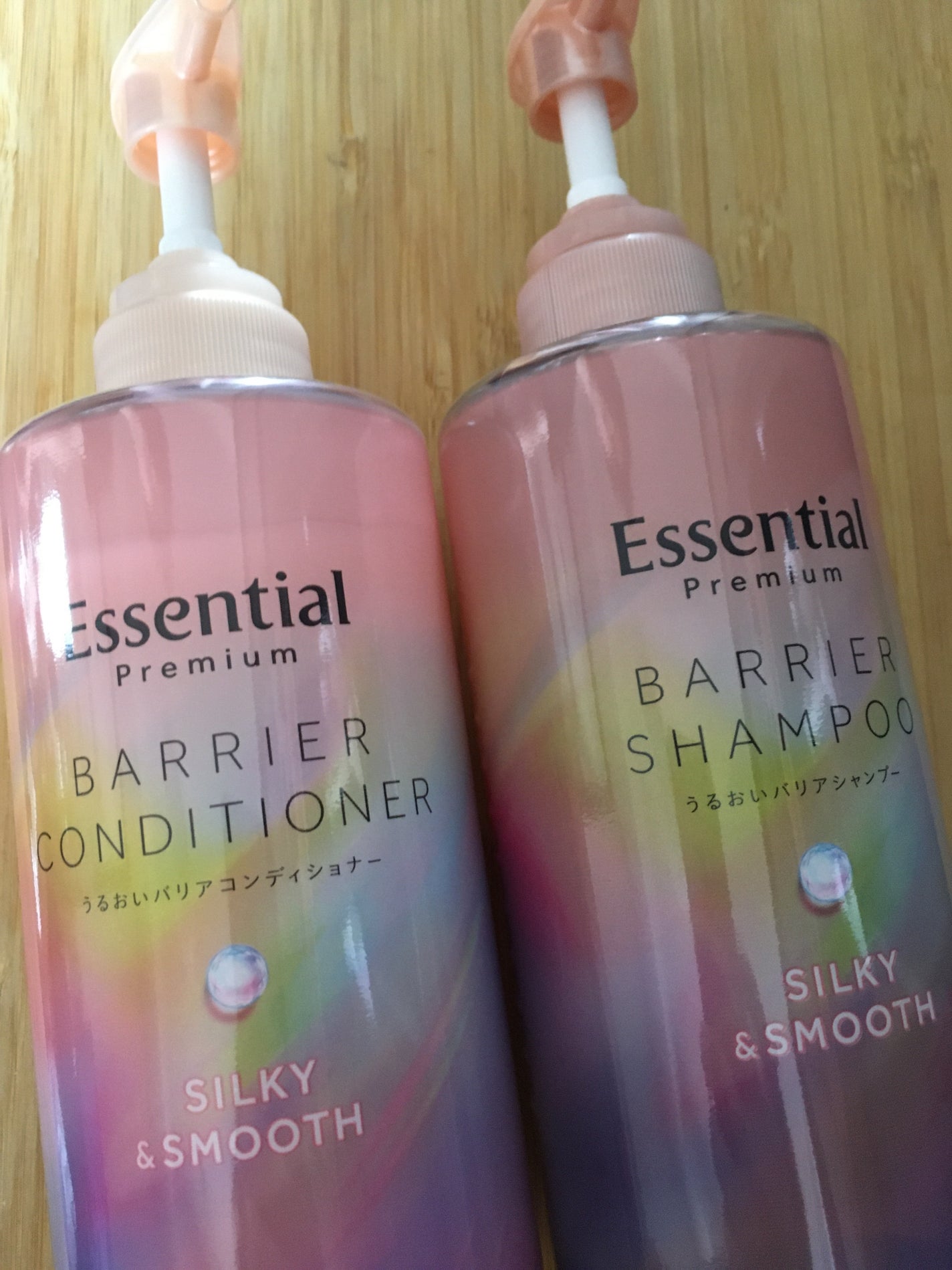 エッセンシャルプレミアム バリアシャンプー・コンディショナー シルキー&スムース/エッセンシャル/市販シャンプーを使ったクチコミ(1枚目)