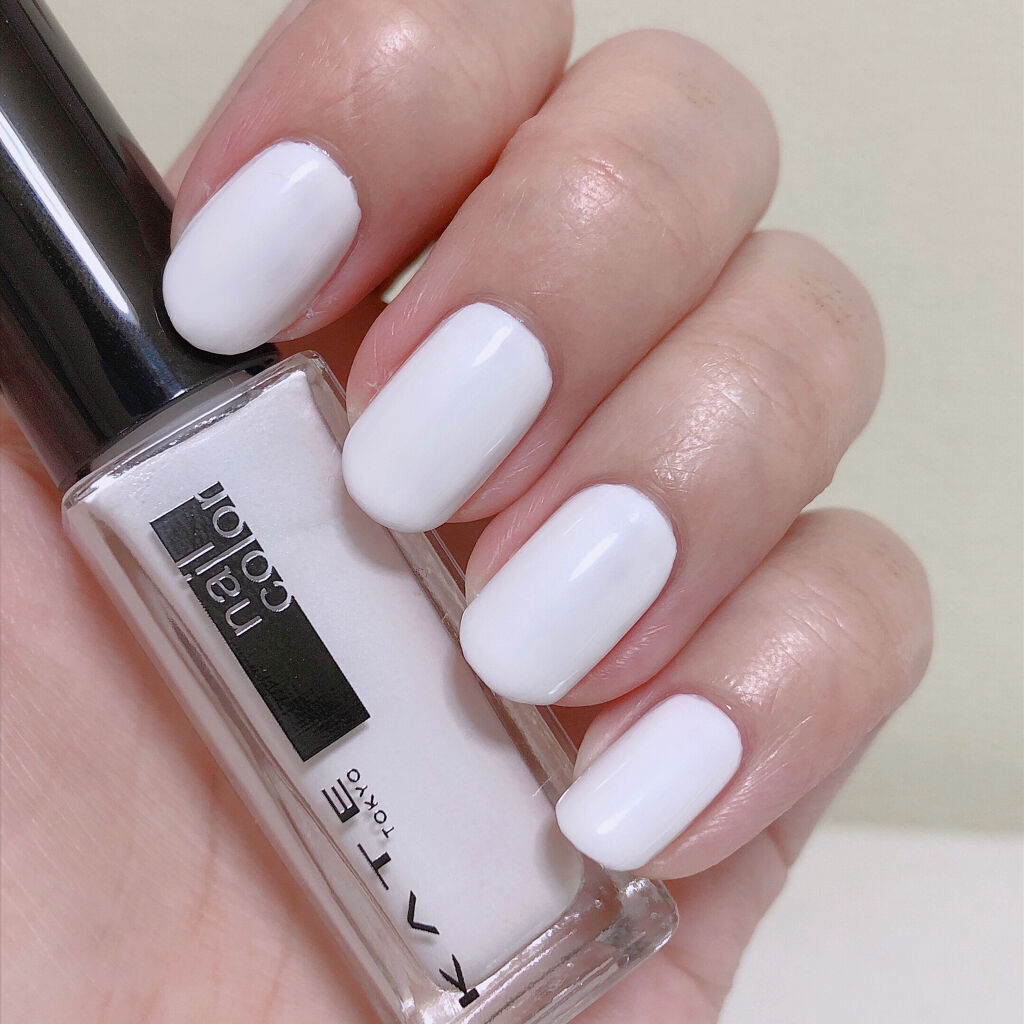 ネイルカラー 中古 ホワイト ワンカラーネイルのネイルデザイン | セシェ・ヴィート｜セシェ - KATE