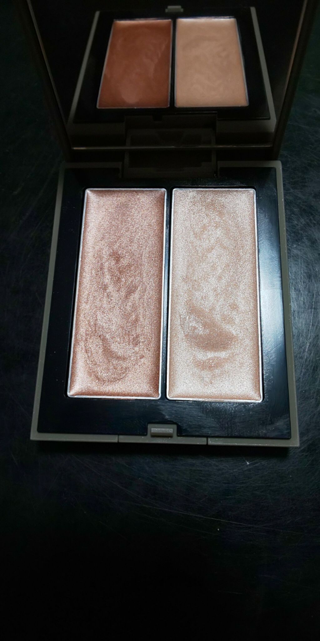 THREE シマリング グロー デュオ/THREE/クリームハイライトを使ったクチコミ（1枚目）