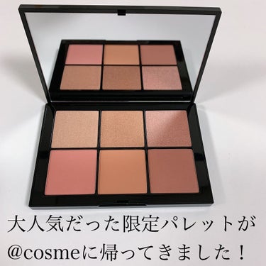 NARS オーバーラスト チークパレットのクチコミ「即完した限定パレット。現在ランキング3位✨
あの即完したパレットが限定復刻！！！

アットコス.....」（2枚目）