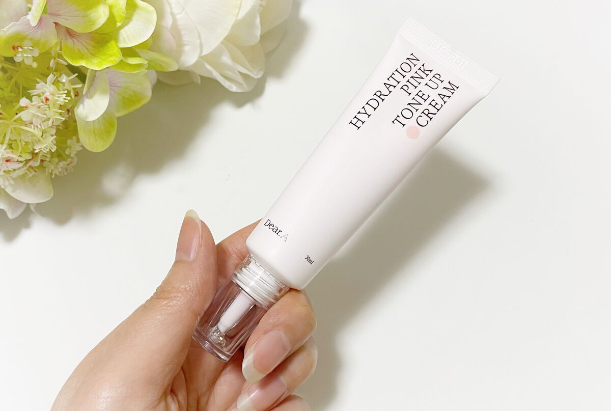 ハイドレーションピンクトーンアップクリーム/Dear.A/化粧下地を使ったクチコミ（2枚目）