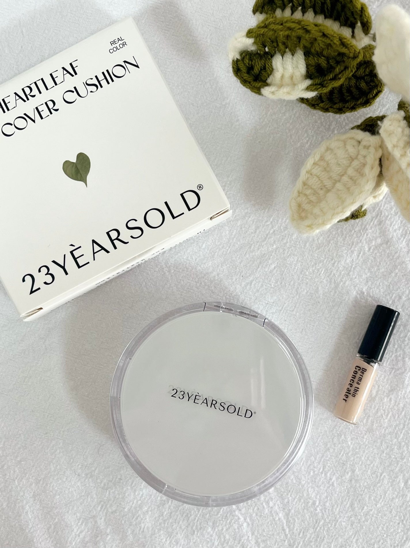 ハートリーフシーンカバークッション/23years old/クッションファンデーションを使ったクチコミ(1枚目)