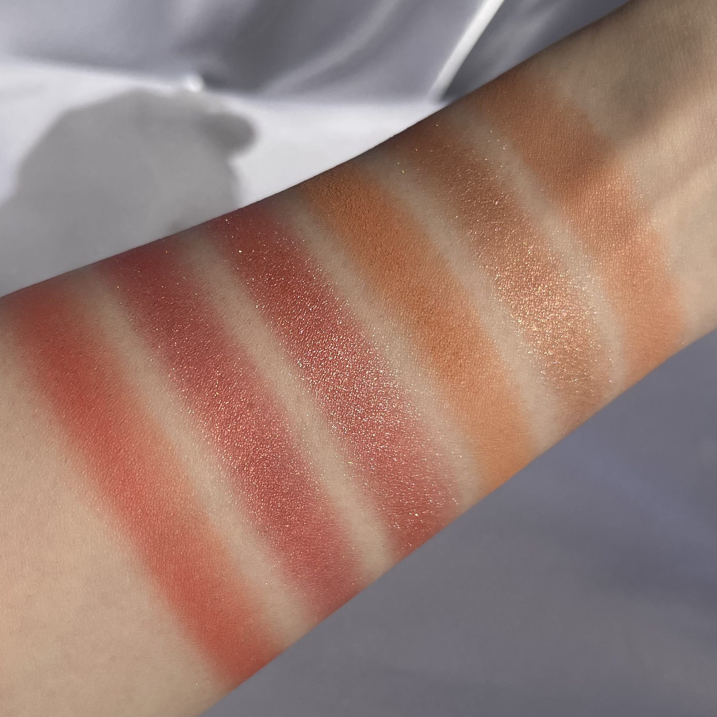 シャインアイシャドウパレット 03 グローリーピーチ/BabyBright/アイシャドウパレットを使ったクチコミ（3枚目）