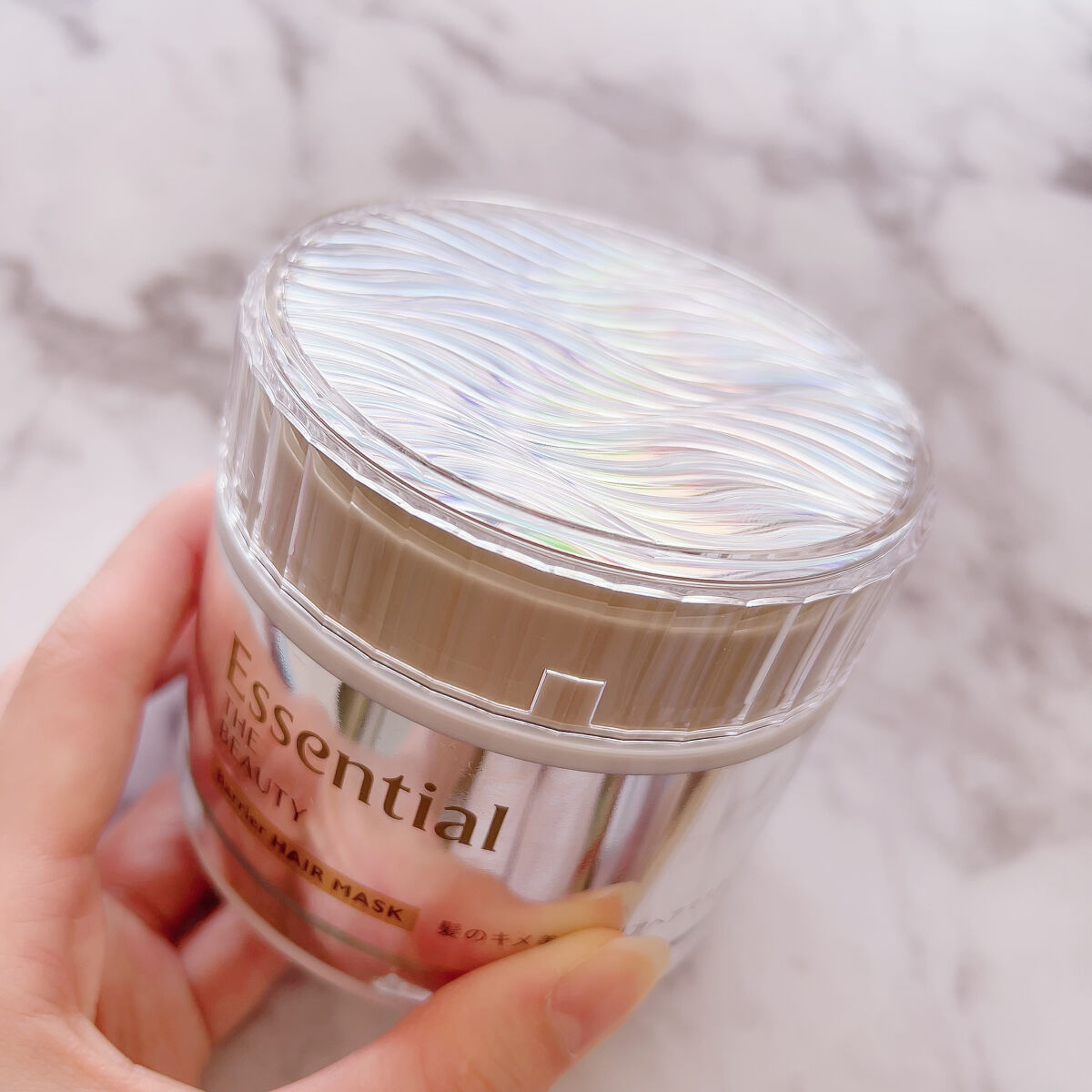 Essential THE BEAUTY 髪のキメ美容バリアヘアマスク/エッセンシャル/ヘアマスク・ヘアパックを使ったクチコミ（2枚目）