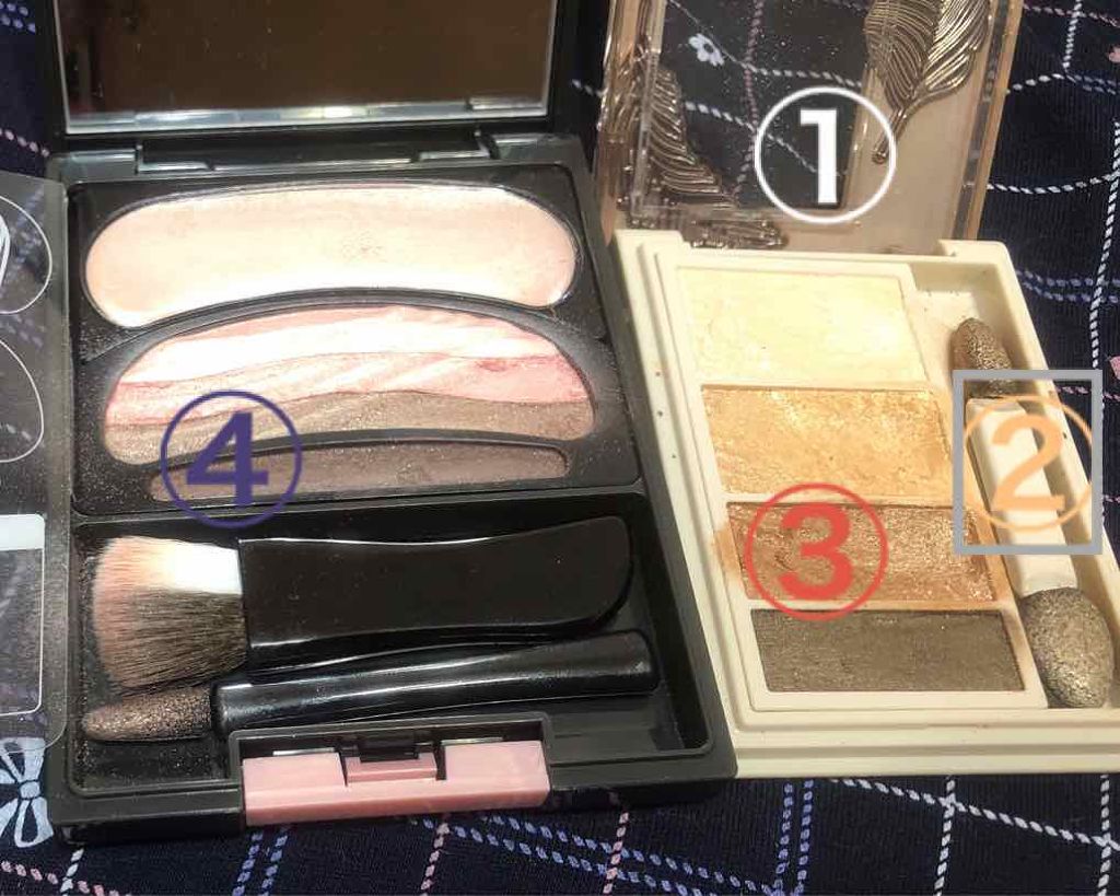 ブラシひと塗りシャドウ/オーブ/アイシャドウパレットを使ったクチコミ（2枚目）