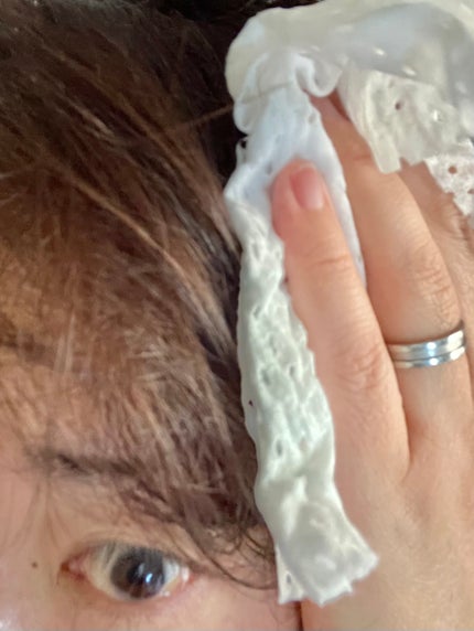 メリット ドライシャンプーシート すっきり爽快タイプ/メリット/ドライシャンプーを使ったクチコミ(4枚目)