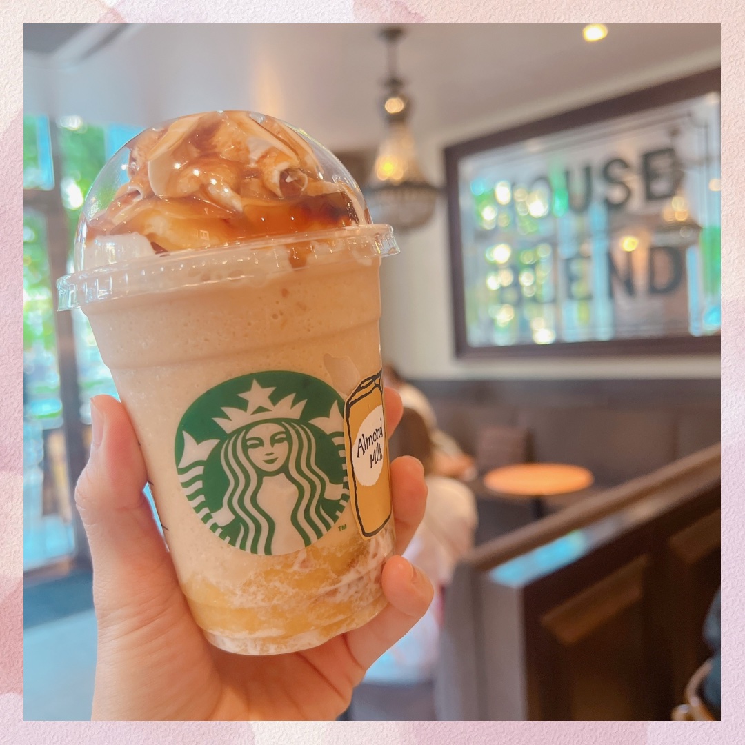 バナナブリュレフラペチーノ/スターバックス/ドリンクを使ったクチコミ（1枚目）