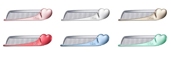 ReFaの大人気折りたたみ式ヘアコーム「HEART COMB Air」に3色の新色が登場!の画像