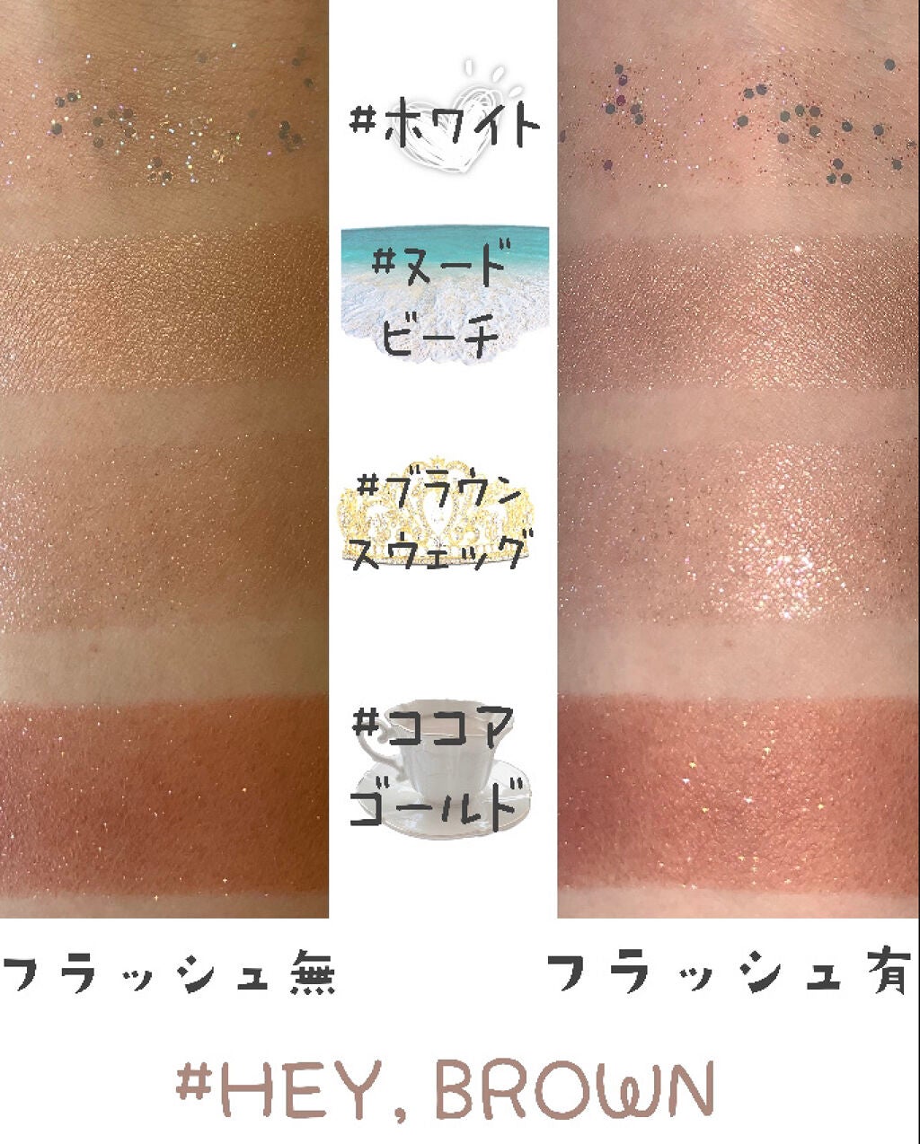 TWINKLE POP Pearl Flex Glitter Eye Palette/CLIO/アイシャドウパレットを使ったクチコミ(3枚目)