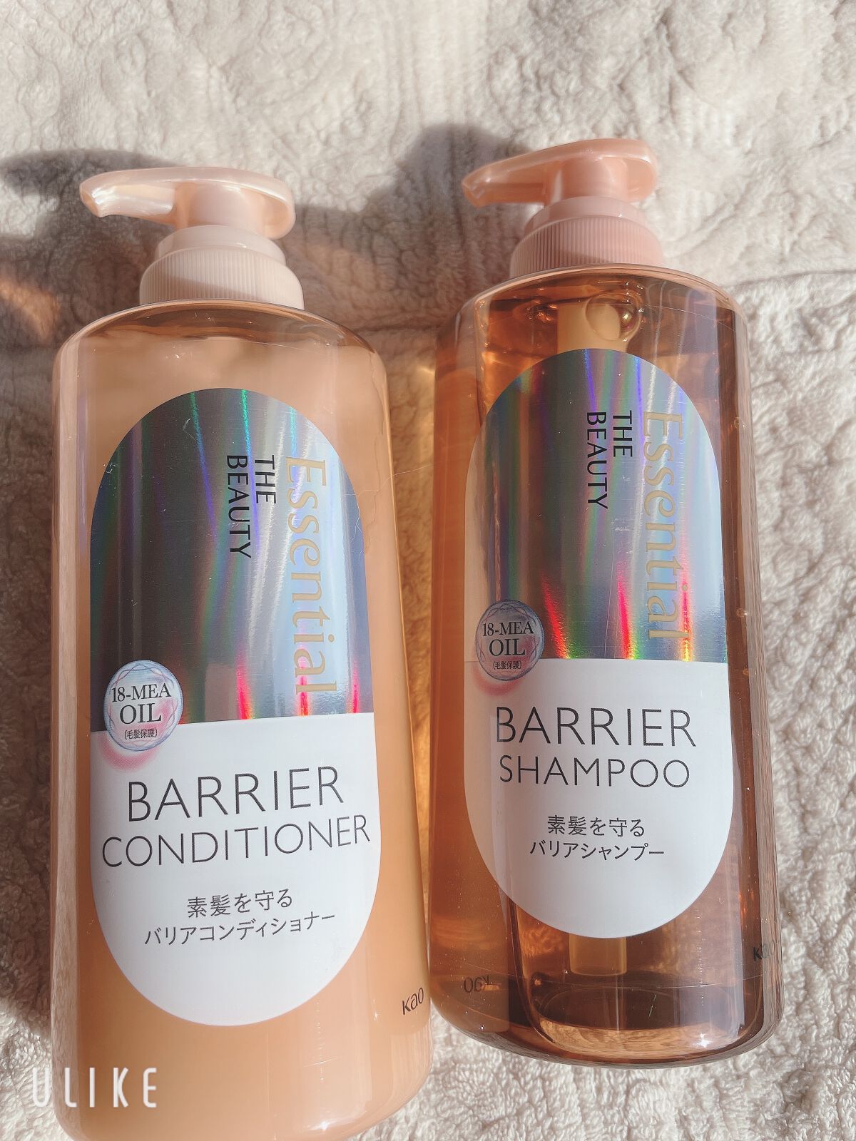 ザビューティ 髪のキメ美容素髪を守る バリアシャンプー/コンディショナー/エッセンシャル/シャンプー・コンディショナーを使ったクチコミ（2枚目）