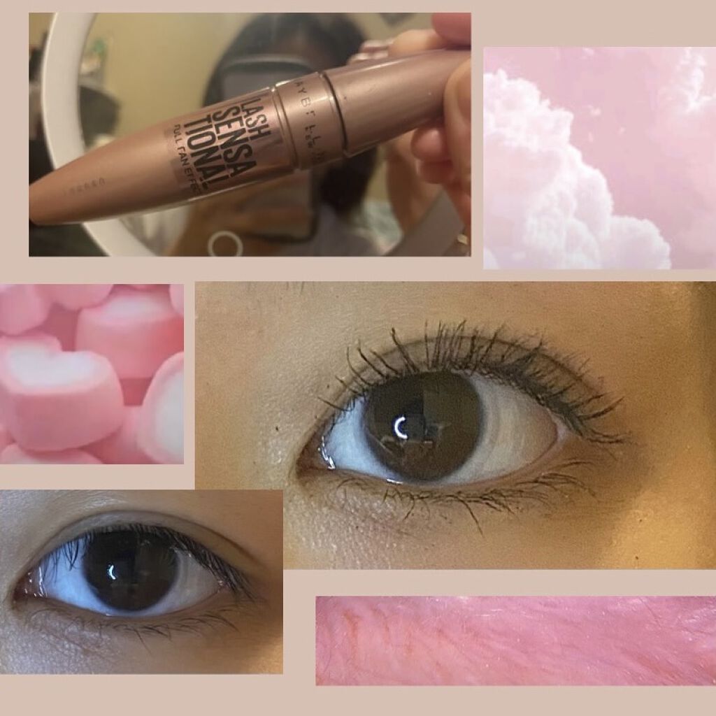 ボリューム エクスプレス ラッシュセンセーショナル/MAYBELLINE NEW YORK/マスカラを使ったクチコミ（1枚目）