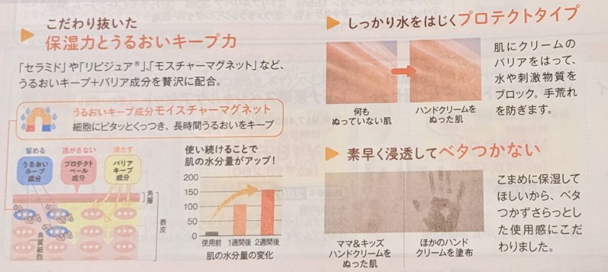 ママ＆キッズ  ハンドクリーム/ナチュラルサイエンス/ハンドクリームを使ったクチコミ（3枚目）