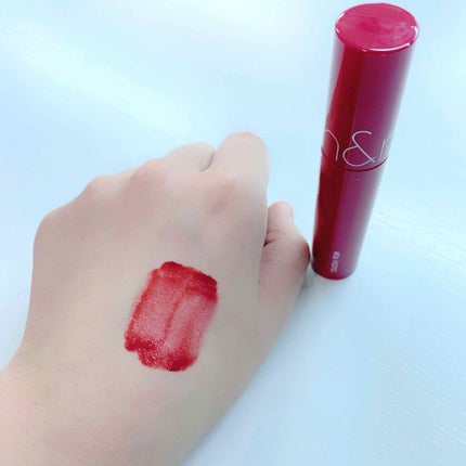 ジューシーラスティングティント/rom&nd/リップティントを使ったクチコミ(2枚目)