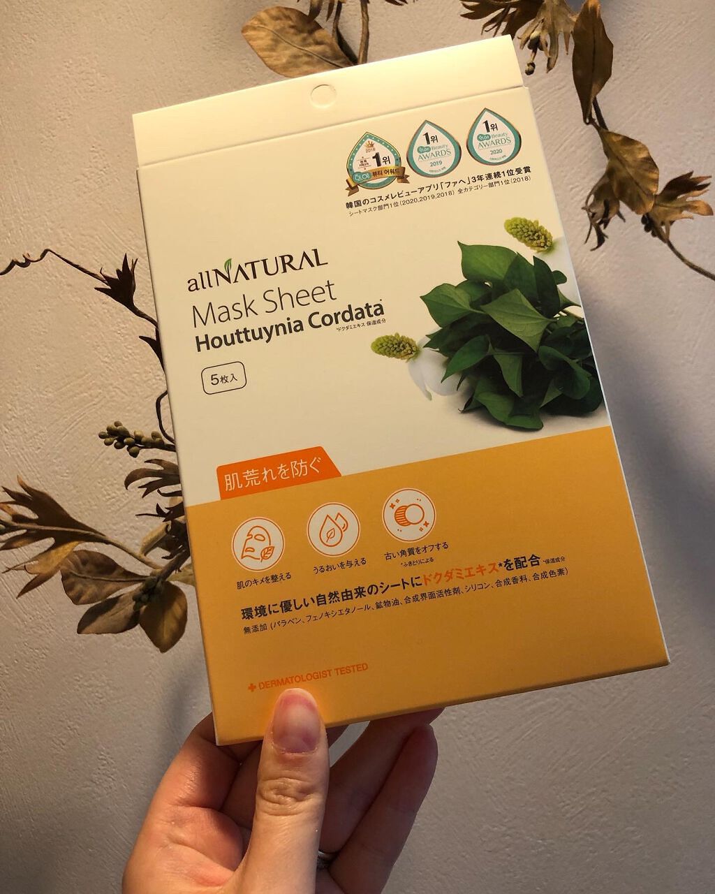 オールナチュラル マスクパックDK/allNATURAL/シートマスク・パックを使ったクチコミ（1枚目）