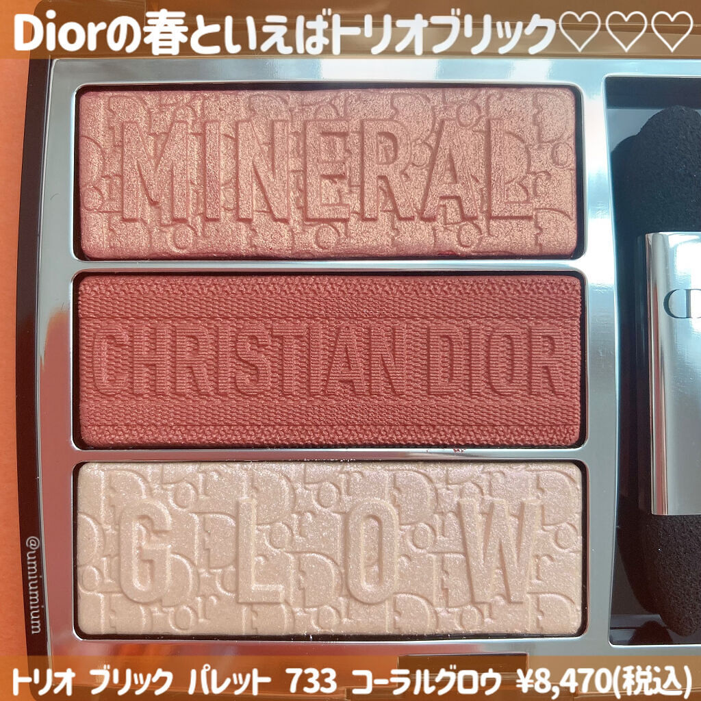 トリオ ブリック パレット/Dior/アイシャドウパレットを使ったクチコミ（2枚目）