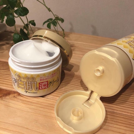 金のプラセンタもっちり白肌濃クリーム/ホワイトラベル/フェイスクリームを使ったクチコミ(5枚目)