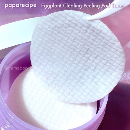 ナスクリアリングピーリングパッドトナー/PAPA RECIPE/トナーパッドを使ったクチコミ(3枚目)