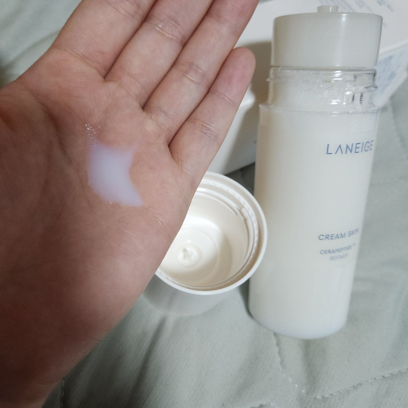 クリームスキン ローション/LANEIGE/化粧水を使ったクチコミ(4枚目)